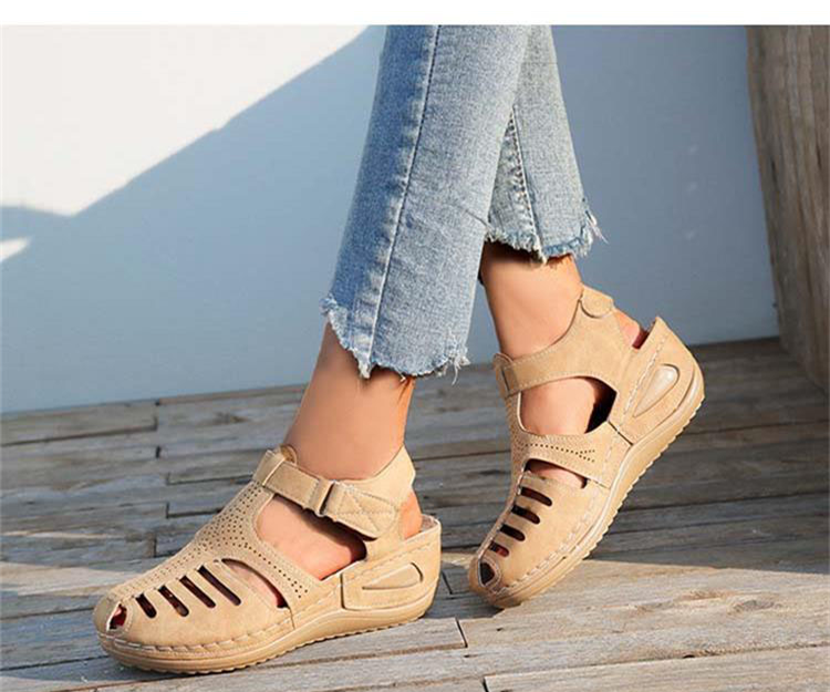 Damen - Komfortable Sandalen - Atmungsaktives Material - Ideal für den Sommer