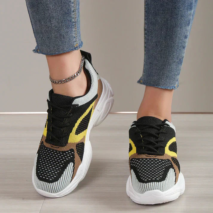 Damen - Trendige atmungsaktive Turnschuhe - Sportliche Sohle für optimalen Komfort - Modische Sneakers für jeden Anlass