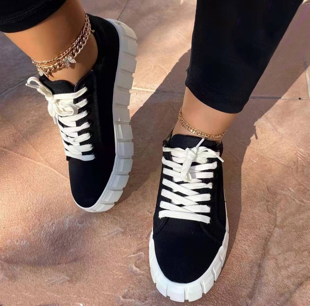 Damen - Sneakers - Trendy und bequem - Perfekt für den Alltag