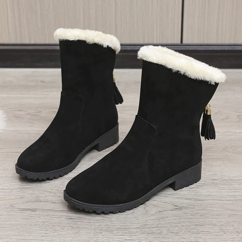 Damen - Winterstiefel - Wasserdicht mit Warmem Futter - Stylische Stiefel für kalte Tage