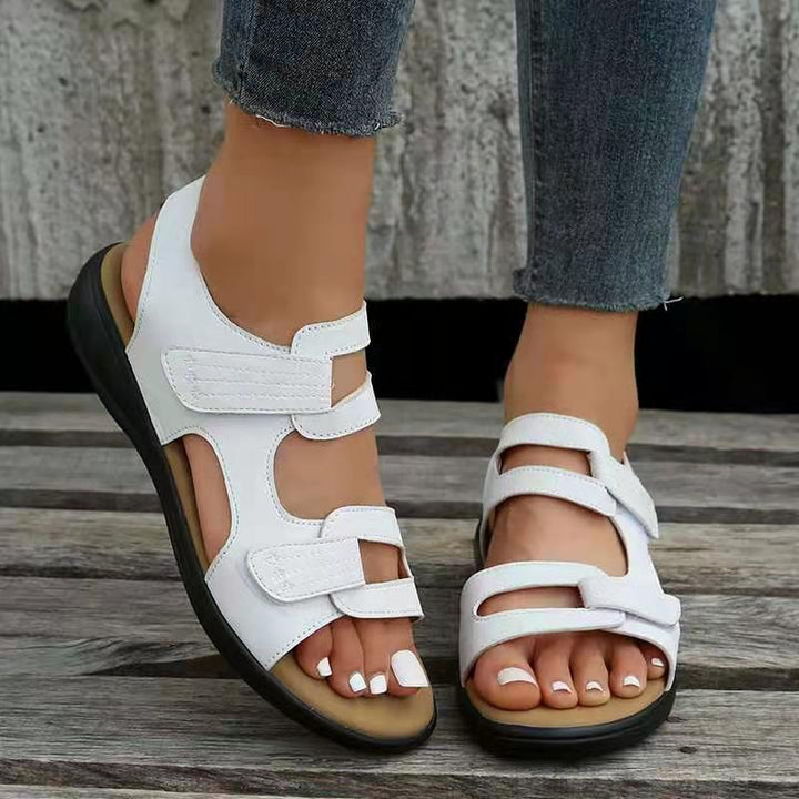 Damen - Bequeme Freizeit-Sandalen - Atmungsaktives Material - Ideal für den Sommer