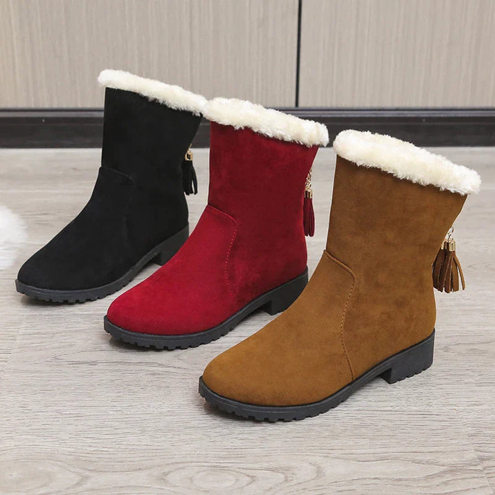 Damen - Winterstiefel - Wasserdicht mit Warmem Futter - Stylische Stiefel für kalte Tage