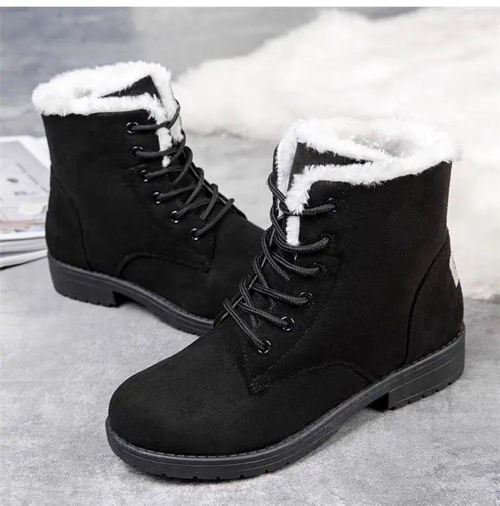 Damen - Schnee-Stiefel - Warm gefüttert - Wasserfest - Ideale Winter-Boots für kalte Tage