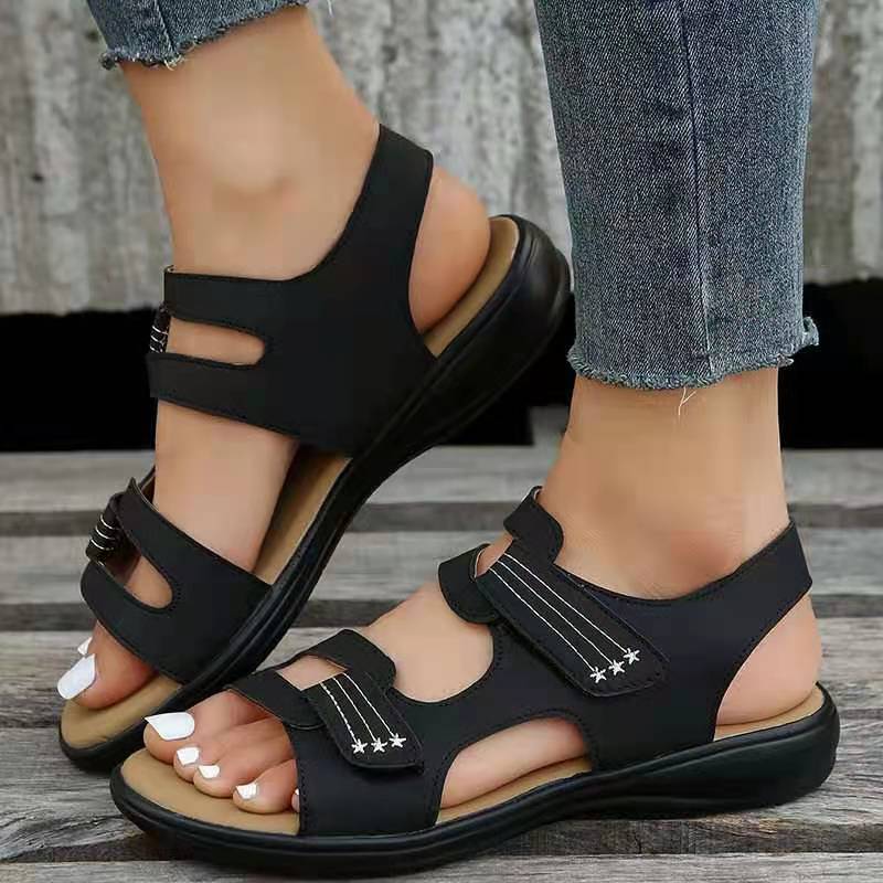 Damen - Bequeme Freizeit-Sandalen - Atmungsaktives Material - Ideal für den Sommer