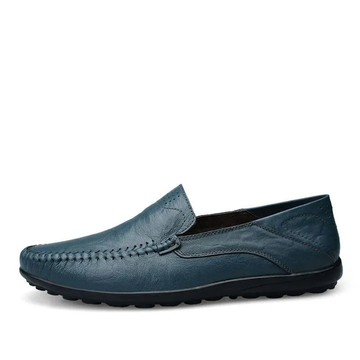 Män - Elegante Leder-Slipper - Anspruchsvolles Design - Hochwertige Schuhe für stilbewusste Männer