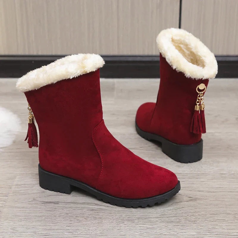 Damen - Winterstiefel - Wasserdicht mit Warmem Futter - Stylische Stiefel für kalte Tage