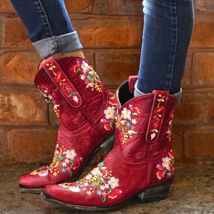 Damen - Cowgirl-Stiefel - Wetterfest & Vintage Style - Langlebig und Bequem