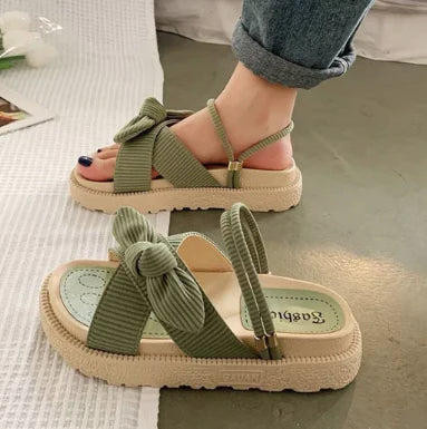 Damen - Sandalen im Märchenstil - Bequemes Design - Perfekt für Sommerabenteuer - Strahlende Eleganz