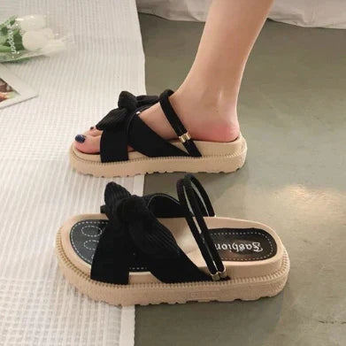 Damen - Sandalen im Märchenstil - Bequemes Design - Perfekt für Sommerabenteuer - Strahlende Eleganz