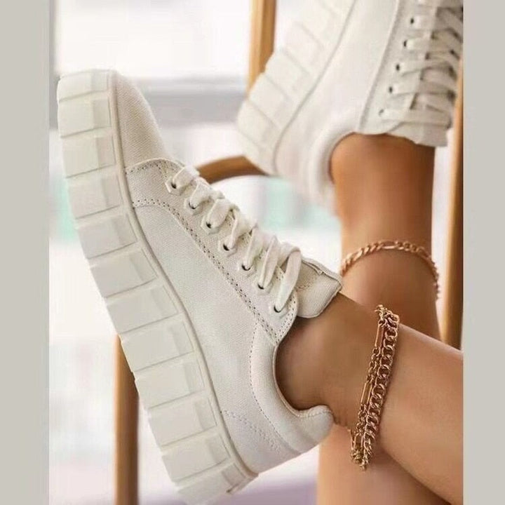 Damen - Niedrige Sneaker - Bequeme und modische Schuhe Atmungsaktives Material - Ideal für den Alltag