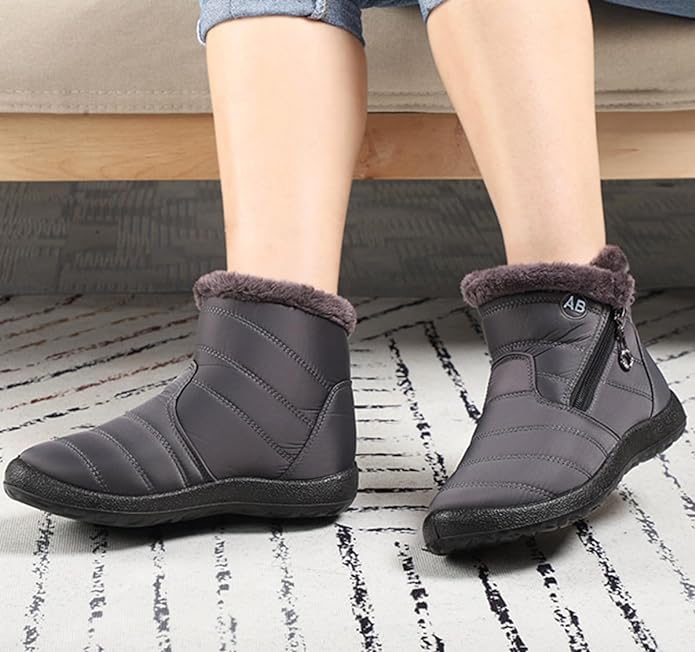 Damen - Winterstiefel - Warme, Bequeme Stiefel für kalte Tage - Ideal für Abenteuer im Freien