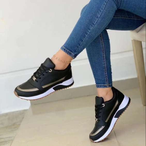 Fashion-forward Trendige Damen Freizeitsneaker