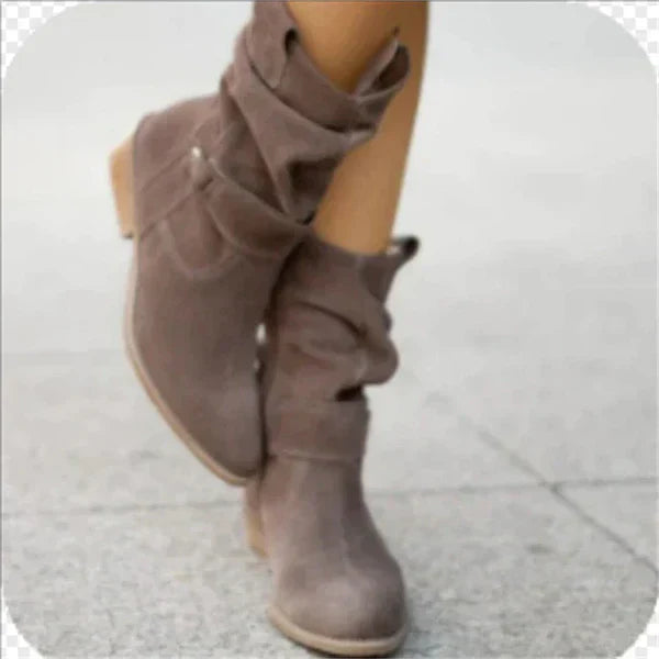 Damen - Allzweckstiefel - Elegantes und robustes Material - Vielseitige Stiefel für jede Gelegenheit