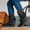 Damen - Halbhohe Stiefel - Bequemes Material - Stilvolle Damenstiefel für jeden Anlass