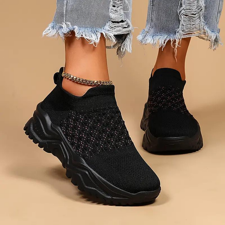 Damen - Sneakers - Bequeme und stilvolle Schuhe - Ideal für Alltag und Freizeit