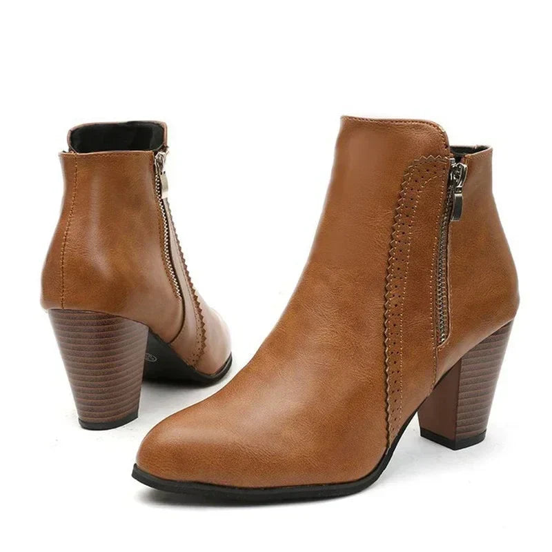 Elegante Stiefelette mit Absatz