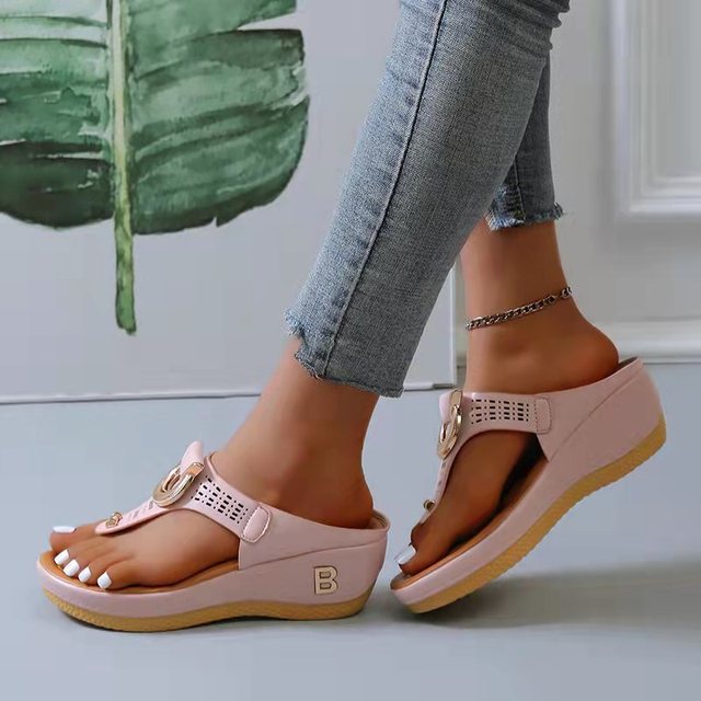 Damen - Sommer-Sandalen - Bequeme und stilvolle Schuhe - Perfekt für warme Tage - Modische Fußbekleidung