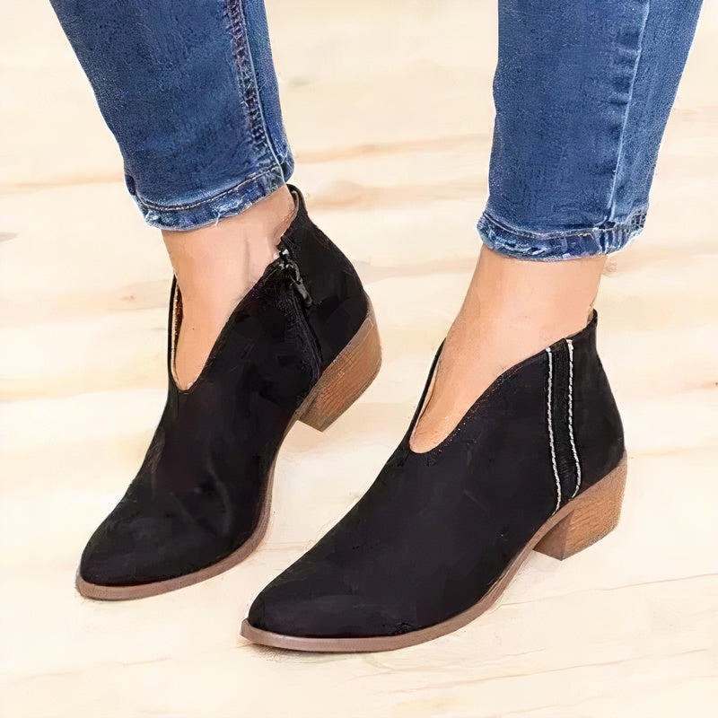 Damen - Ankle Boots - Spitzer Zeh - Modische Stiefeletten für stilvolle Anlässe