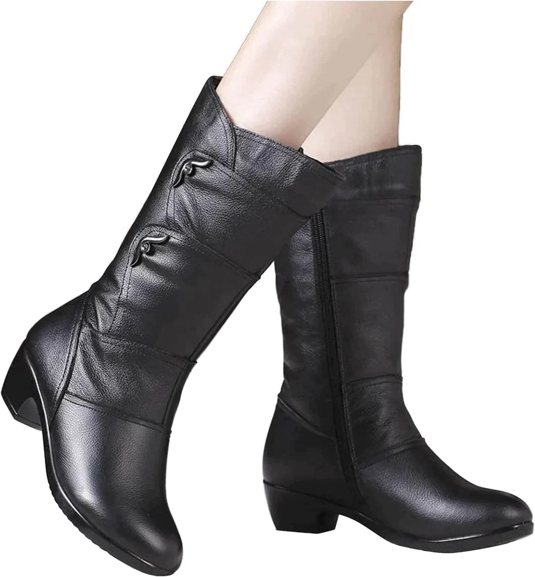 Damen - Gummistiefel - Wasserfest & Anti-Rutsch - Bequeme Stiefel für jedes Wetter