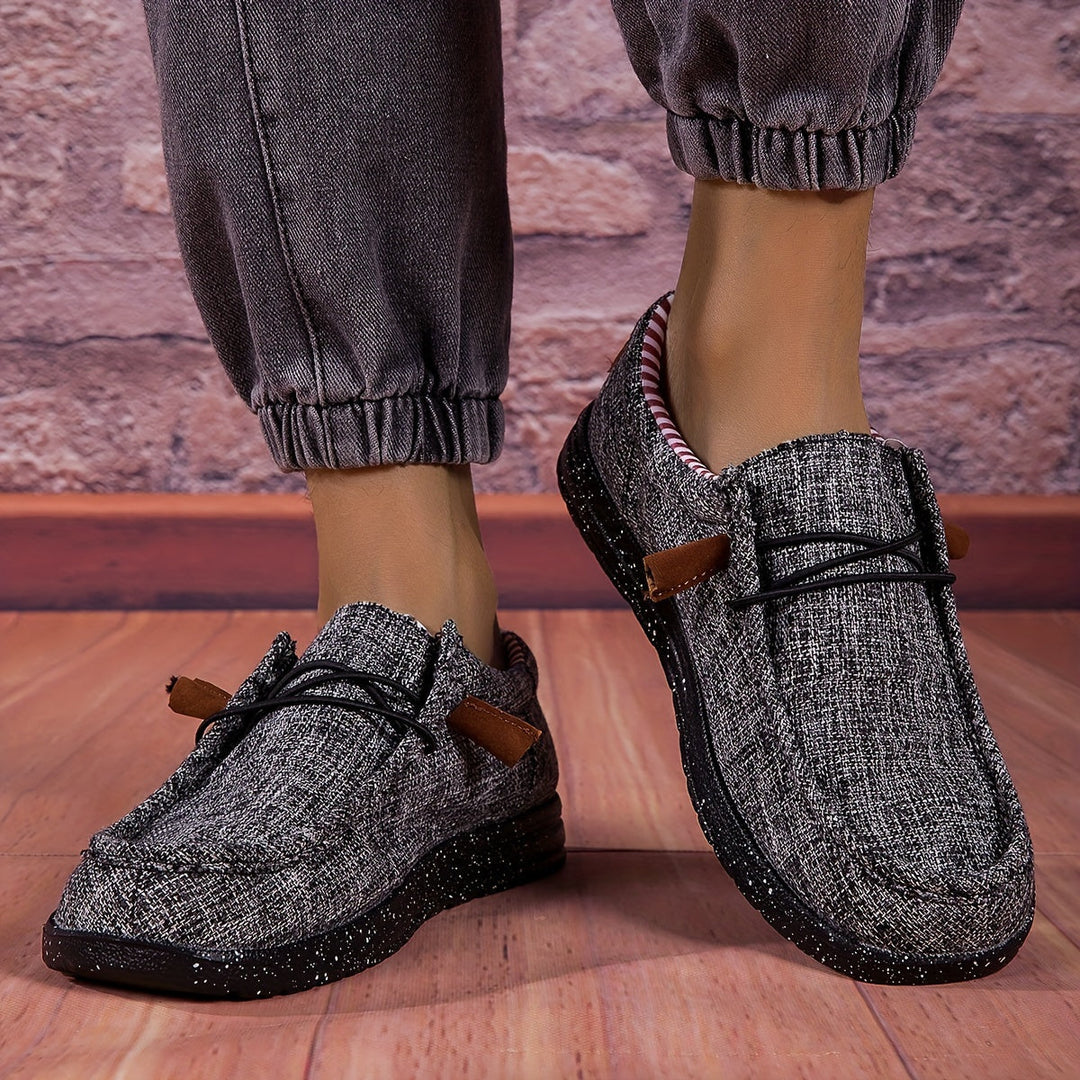 Herren - Slipper aus Segeltuch - Bequeme und stilvolle Schuhe - perfekt zum Entspannen