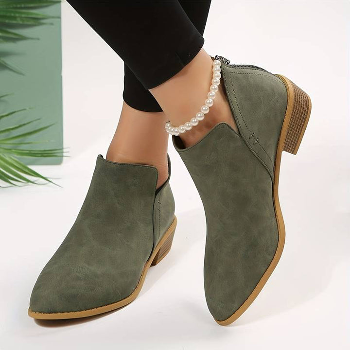 Damen - Ankle Boots - Lederoptik - Elegante und bequeme Stiefeletten für jeden Anlass