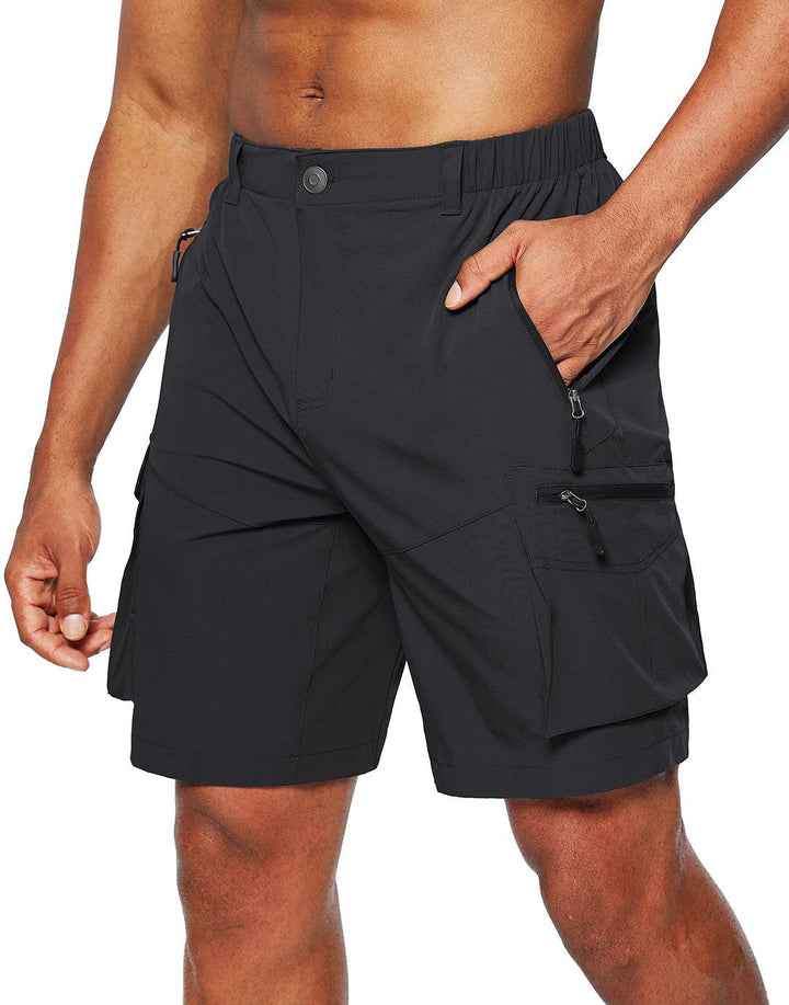 Herren - Cargo-Shorts - Robuste Baumwolle Mehrere praktische Taschen - Bequeme Outdoor-Bekleidung