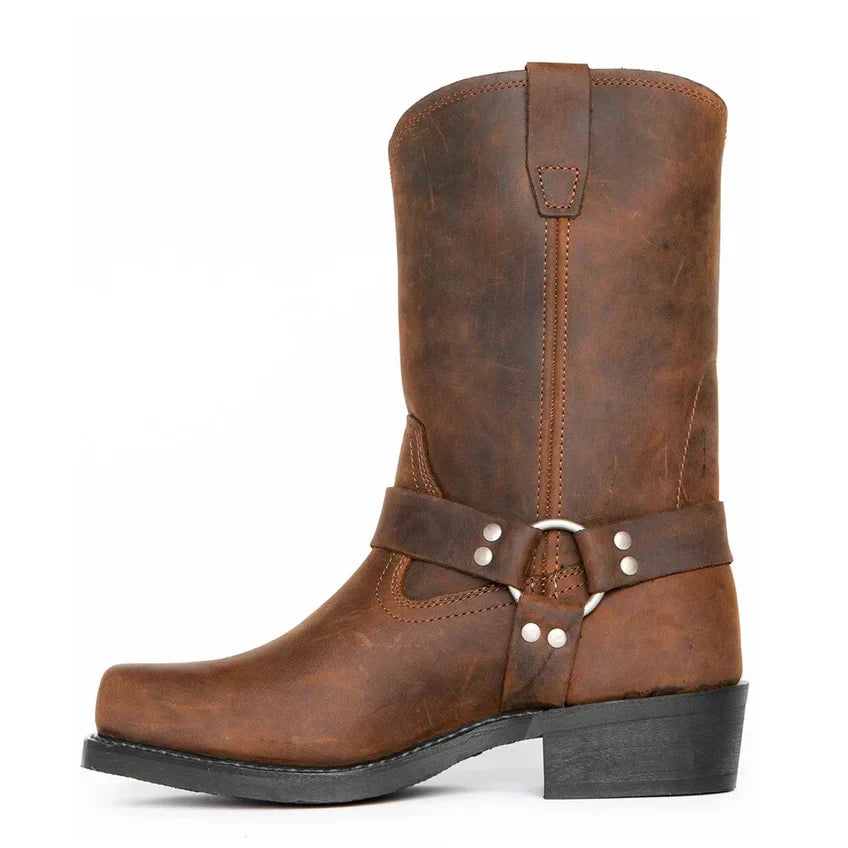 Herren - Cowboystiefel - Vintage Stil - Hochwertiges Leder - Rustikale Eleganz für jeden Anlass