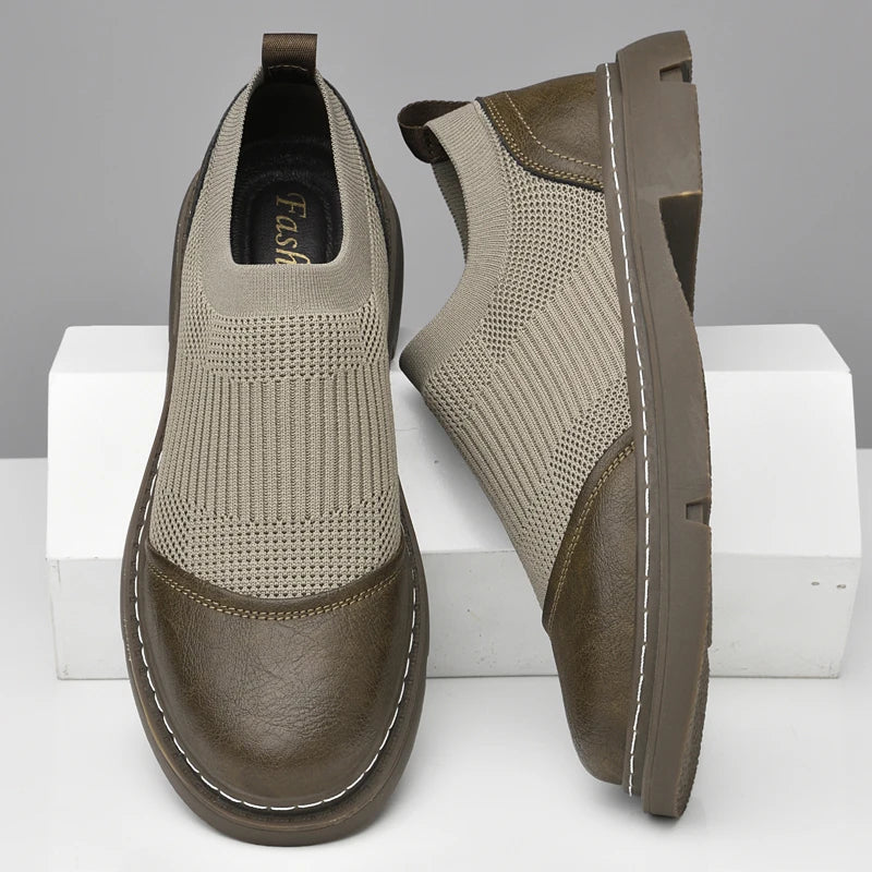 Slip-On-Loafer mit Mesh