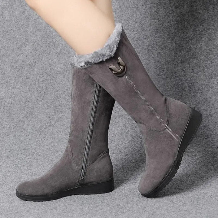 Damen - Stiefel - Warme Winterstiefel - Bequeme, stylische Schuhe für kalte Tage - Perfekt für jeden Anlass