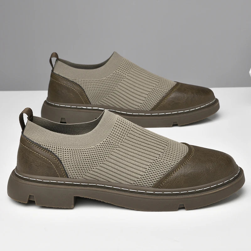 Slip-On-Loafer mit Mesh