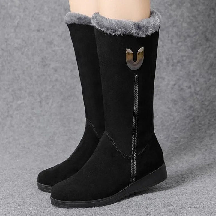 Damen - Stiefel - Warme Winterstiefel - Bequeme, stylische Schuhe für kalte Tage - Perfekt für jeden Anlass