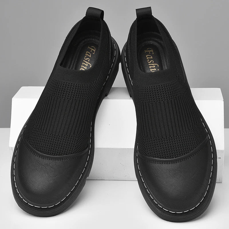 Slip-On-Loafer mit Mesh