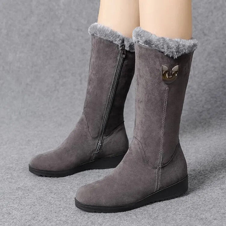 Damen - Stiefel - Warme Winterstiefel - Bequeme, stylische Schuhe für kalte Tage - Perfekt für jeden Anlass