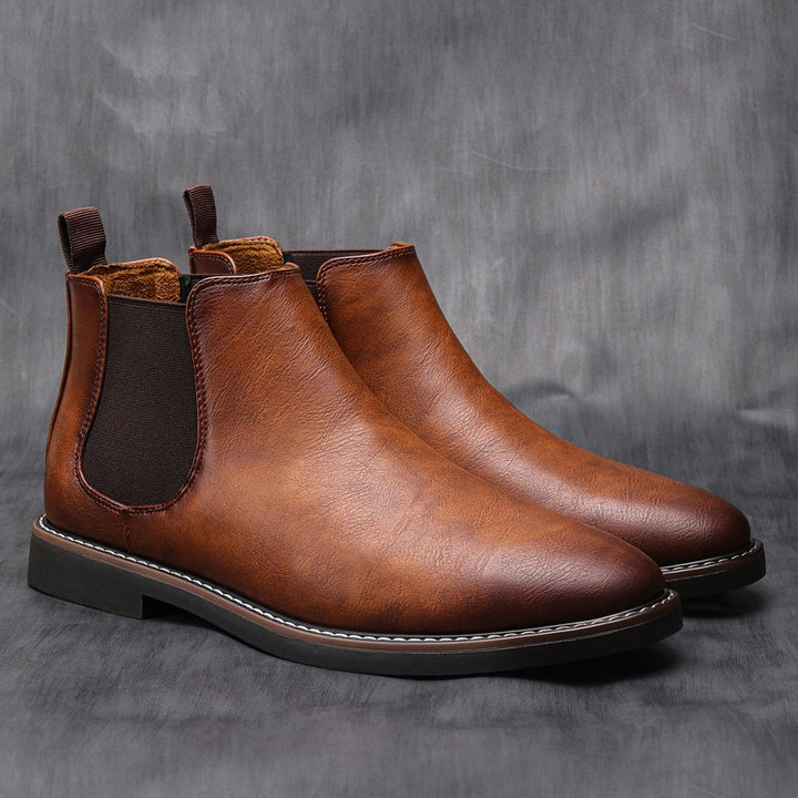 Herren -Lederstiefel - Klassisches Design - Stilvolle, Hochwertige Schuhe für Herren