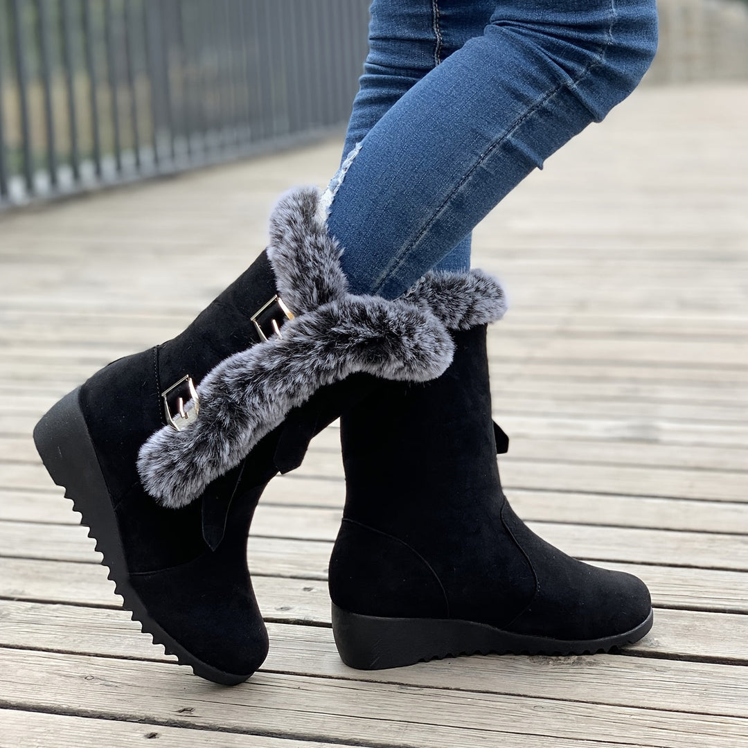 Frauen - Winterstiefel - Warme und Bequeme Stiefel - Ideal für kalte Tage - Stylische Wintermode