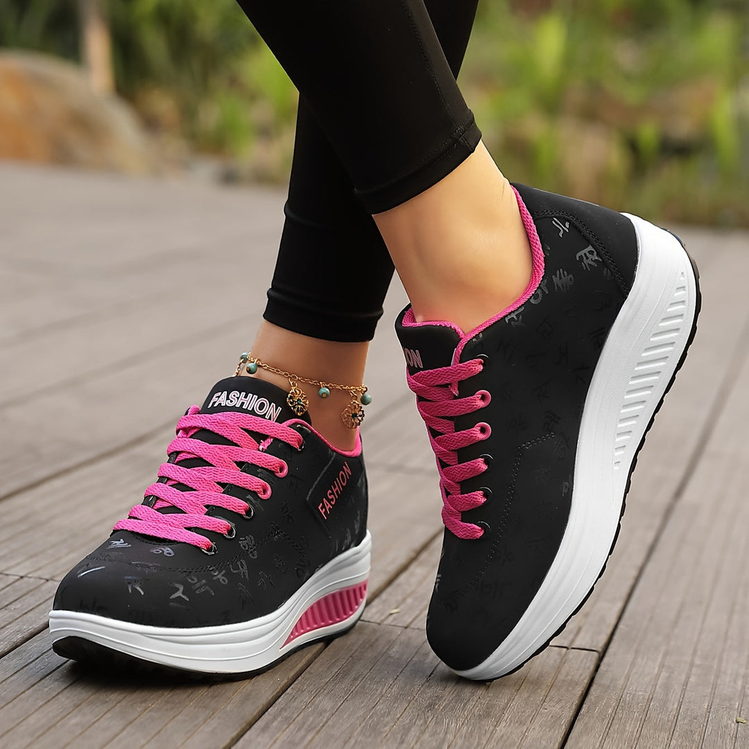 Damen - Trainer - Stylischer Sportlicher Schuh - Bequemes Material - Ideal für Freizeitaktivitäten