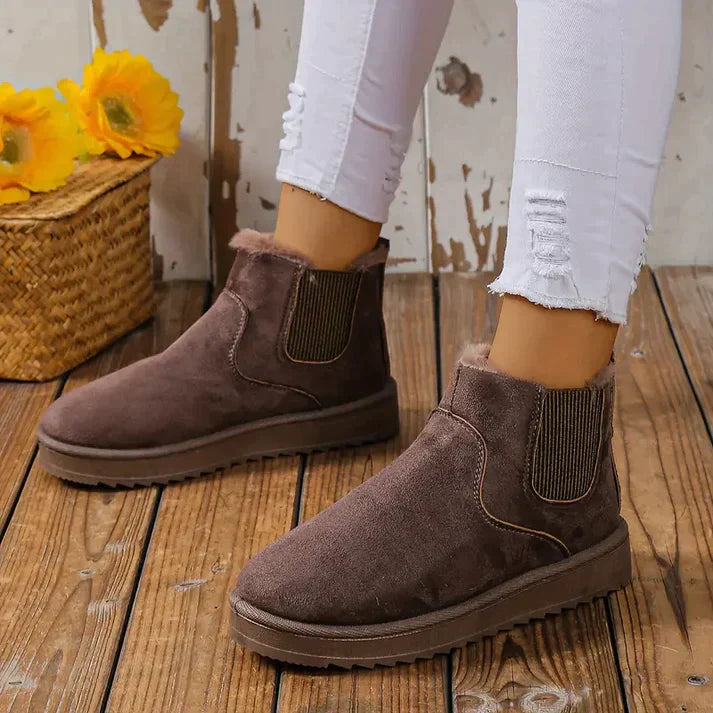 Damen - Warme Winterstiefel Bequem und Stilvoll - Ideal für kalte Tage