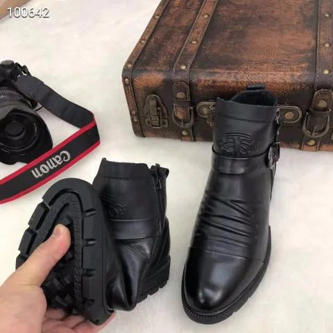 Herren - Italienische Stiefel - Hochwertiges Leder - Elegante Mode für jeden Anlass