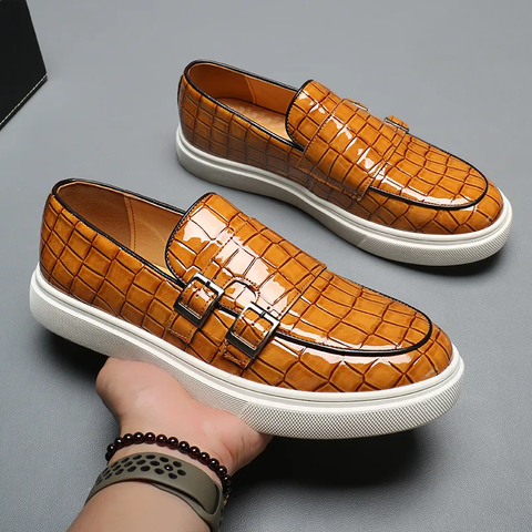 Herren - Loafer - Flache Sohle - Elegante Freizeitschuhe für stilbewusste Männer