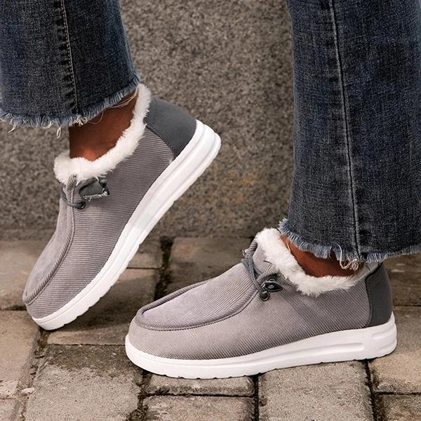 Damen - Winter-Sneakers - Kuscheliges Fellfutter - Elegante und Bequeme Wintermode