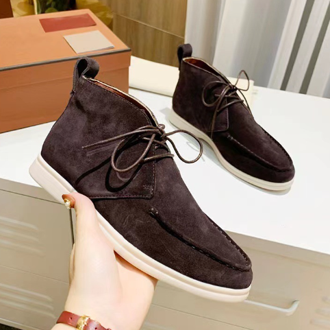 Herren - Wildleder-Schnürschuhe - Elegante und Bequeme Schuhe für Stilbewusste - Perfekter Begleiter für Jeden Anlass