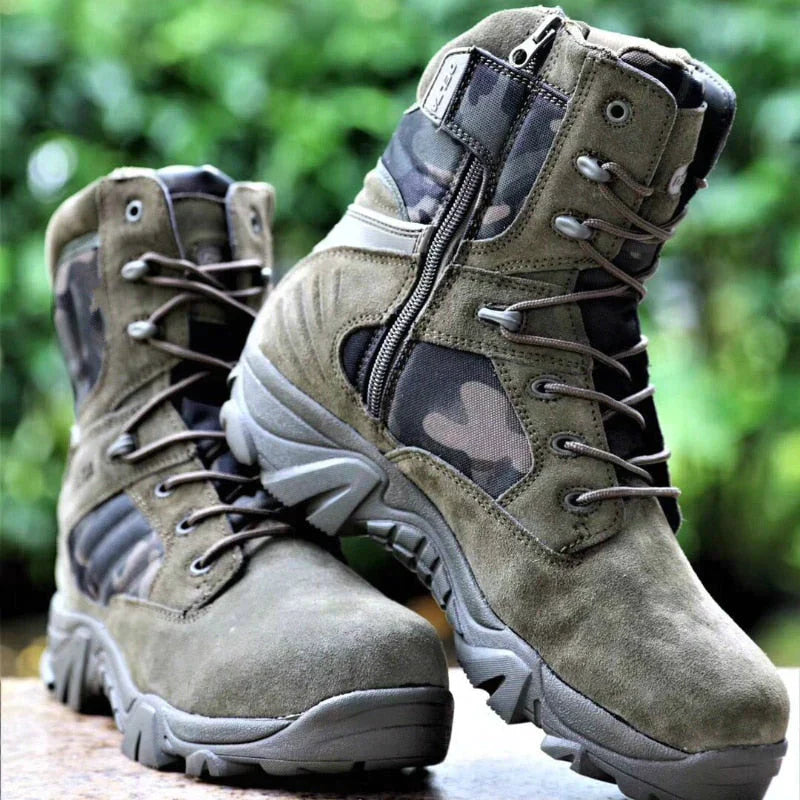 Herren - Militärische Stiefel - Robustes Material - Taktische Schuhe für Outdoor-Abenteuer