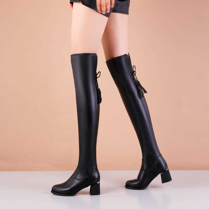 Damen - Warme Winterstiefel - Bequeme und stilvolle Stiefel für kalte Tage - Modische Damenstiefel