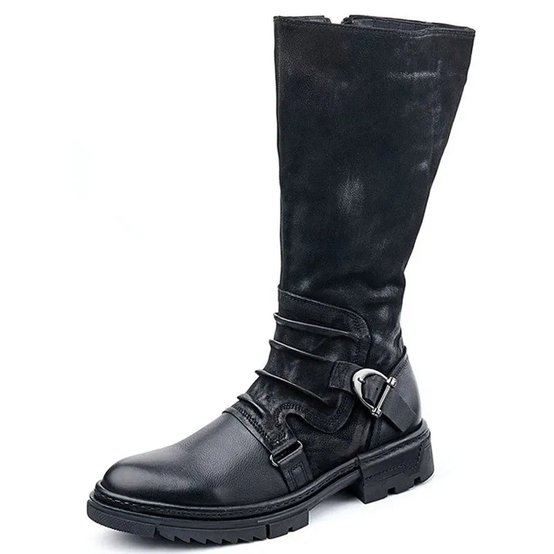 Herren - Hohe Winterstiefel - Stylisch & Warm - Perfekte Winterboots für kalte Tage