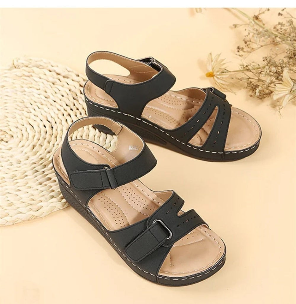 Damen - Sandalen - Atmungsaktives Material - Bequeme Sommerschuhe für optimalen Komfort