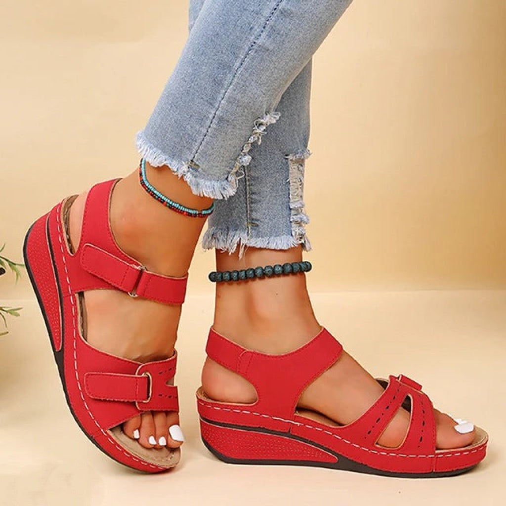 Damen - Sandalen - Atmungsaktives Material - Bequeme Sommerschuhe für optimalen Komfort