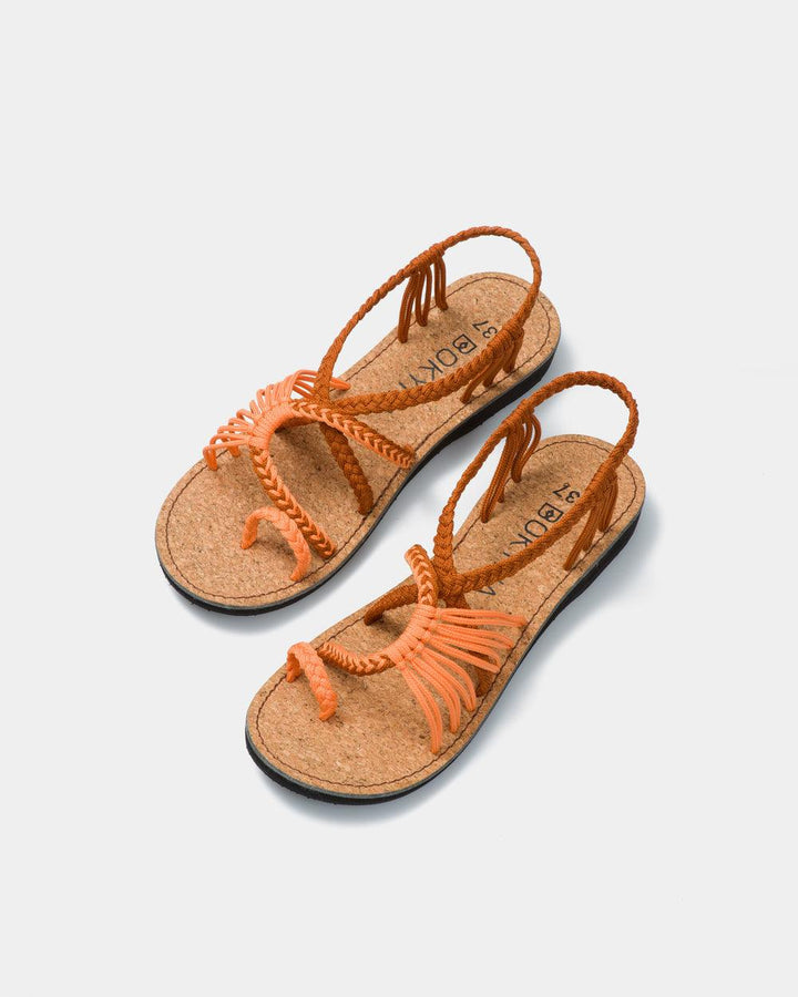 Damen - Sommer Sandalen - Geflochtenes Design - Bequeme Fußbekleidung für heiße Tage