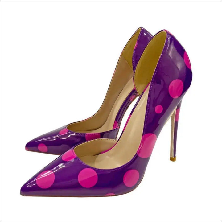 Dot Pointed Dünn Heel High Heel Schuhe