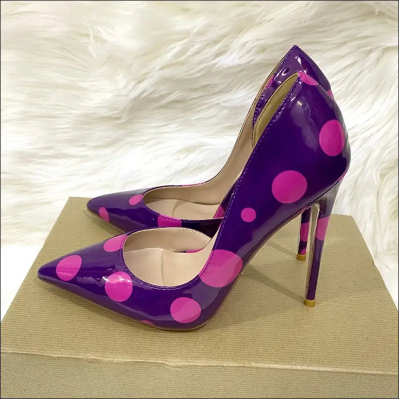 Dot Pointed Dünn Heel High Heel Schuhe