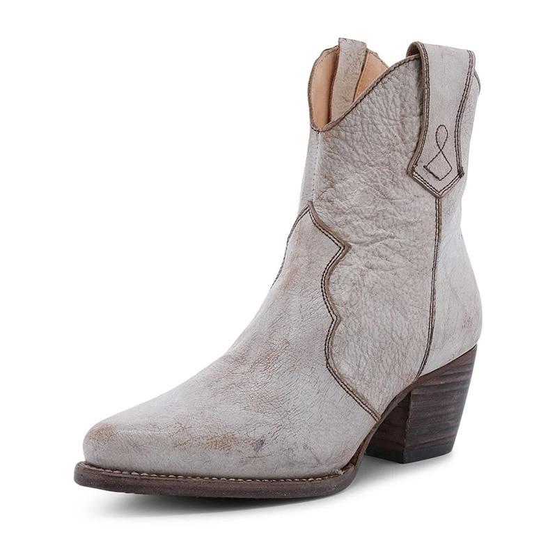 Damen - Cowboystiefel - Echtes Leder - Stilvolle und Bequeme Stiefel für den Alltag